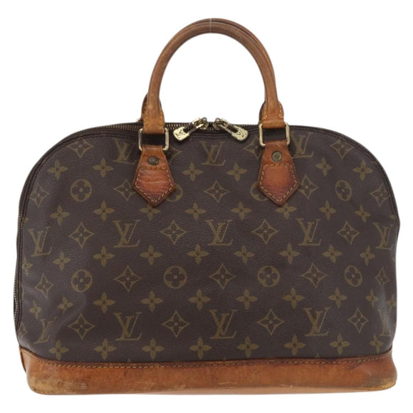 LOUIS VUITTON Monogram Alma Hand Bag M51130 LV Auth INZ085