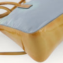 PRADA Hand Bag Nylon 2way Light Blue Silver Auth INZ088-19