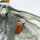 PRADA Hand Bag Nylon 2way Light Blue Silver Auth INZ088-24