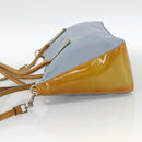 PRADA Hand Bag Nylon 2way Light Blue Silver Auth INZ088-3