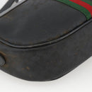 GUCCI Micro GG Supreme Web Sherry Line Bag PVC Black 001 115 4001 Auth INZ097-17