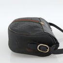GUCCI Micro GG Supreme Web Sherry Line Bag PVC Black 001 115 4001 Auth INZ097-4