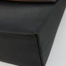 GUCCI Bamboo Hand Bag Leather Black Gold 000 1014 1888 Auth INZ098-9