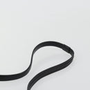 GUCCI Horsebit Shoulder Bag Leather Gold Black Auth INZ099-14