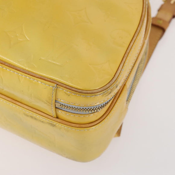 LOUIS VUITTON Monogram Vernis Marley Backpack Gris M91038 LV Auth INZ104