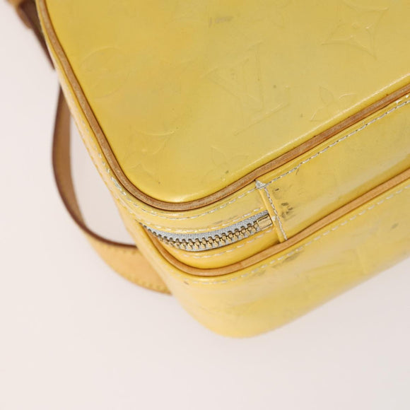 LOUIS VUITTON Monogram Vernis Marley Backpack Gris M91038 LV Auth INZ104