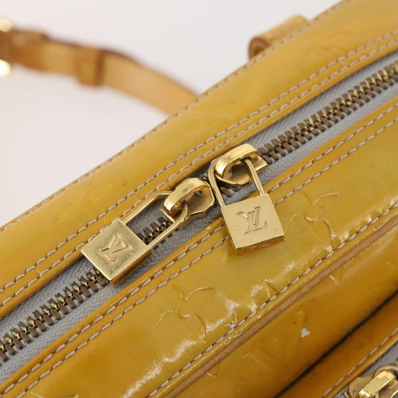 LOUIS VUITTON Monogram Vernis Marley Backpack Gris M91038 LV Auth INZ104