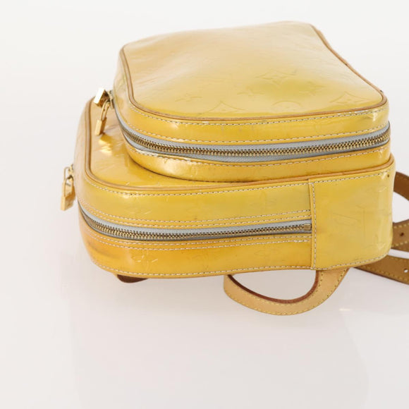 LOUIS VUITTON Monogram Vernis Marley Backpack Gris M91038 LV Auth INZ104