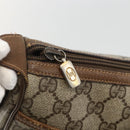 GUCCI GG Supreme Web Sherry Line Bag PVC Beige Gold 89 02 032 Auth INZ106-14