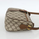 GUCCI GG Supreme Web Sherry Line Bag PVC Beige Gold 89 02 032 Auth INZ106-5