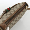 GUCCI GG Supreme Web Sherry Line Bag PVC Beige Gold 89 02 032 Auth INZ106-6