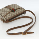 GUCCI GG Supreme Web Sherry Line Bag PVC Beige Gold 89 02 032 Auth INZ106-7