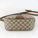 GUCCI GG Supreme Web Sherry Line Bag PVC Beige Gold 89 02 032 Auth INZ106-9