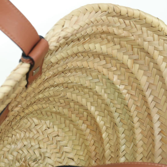 LOEWE Studio Ghibli collaboration Makurokurosuke Bag Raffia Beige Auth INZ111SAM