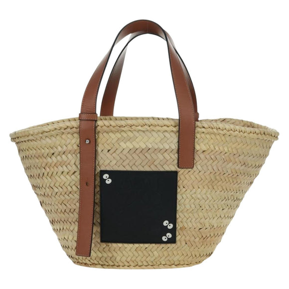 LOEWE Studio Ghibli collaboration Makurokurosuke Bag Raffia Beige Auth INZ111SAM
