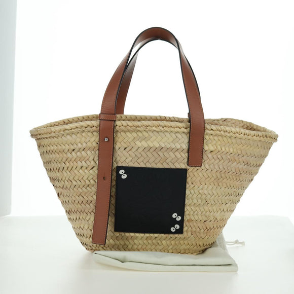 LOEWE Studio Ghibli collaboration Makurokurosuke Bag Raffia Beige Auth INZ111SAM