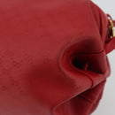 GUCCI Micro GG Supreme Shoulder Bag PVC Red Gold 007 115 5770 Auth INZ112-16