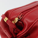 GUCCI Micro GG Supreme Shoulder Bag PVC Red Gold 007 115 5770 Auth INZ112-10