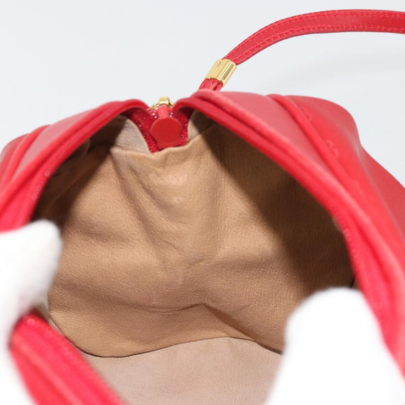 GUCCI Micro GG Supreme Shoulder Bag PVC Red Gold 007 115 5770 Auth INZ112