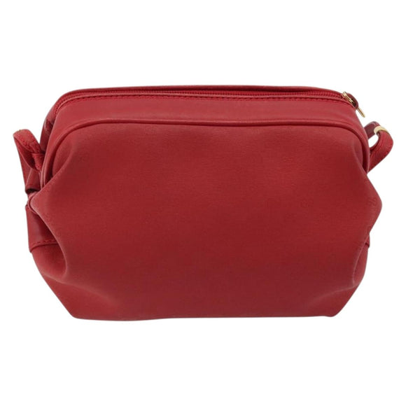 GUCCI Micro GG Supreme Shoulder Bag PVC Red Gold 007 115 5770 Auth INZ112