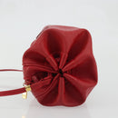 GUCCI Micro GG Supreme Shoulder Bag PVC Red Gold 007 115 5770 Auth INZ112-4