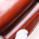 LOUIS VUITTON Epi Tilsitt Pouch Brown M52603 LV Auth INZ113-10