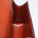LOUIS VUITTON Epi Tilsitt Pouch Brown M52603 LV Auth INZ113-17