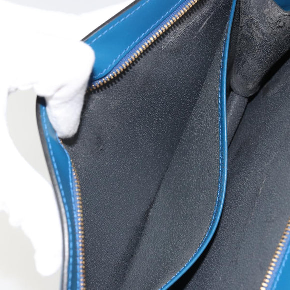 LOUIS VUITTON Epi Trousse Crete Pouch Blue M48405 LV Auth INZ117