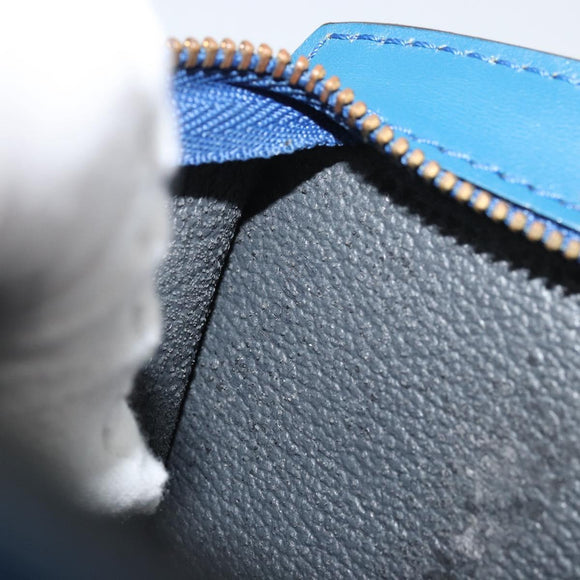 LOUIS VUITTON Epi Trousse Crete Pouch Blue M48405 LV Auth INZ117