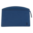 LOUIS VUITTON Epi Trousse Crete Pouch Blue M48405 LV Auth INZ117-13