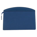 LOUIS VUITTON Epi Trousse Crete Pouch Blue M48405 LV Auth INZ117-2