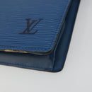 LOUIS VUITTON Epi Trousse Crete Pouch Blue M48405 LV Auth INZ117-7