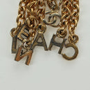 CHANEL Earring metal Gold Tone CC Auth INZ118A-7