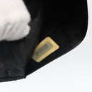 CHANEL Bicolore Card Case Lamb Skin Black CC Auth INZ119-12