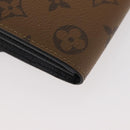 LOUIS VUITTON Monogram Reverse Portefeuille Sarah Wallet M67255 LV Auth INZ120V-15