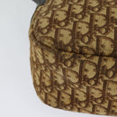 Christian Dior Trotter Canvas Shoulder Bag Brown Auth JB006-16