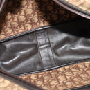 Christian Dior Trotter Canvas Shoulder Bag Brown Auth JB006-11