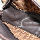Christian Dior Trotter Canvas Shoulder Bag Brown Auth JB006-19