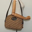 Christian Dior Trotter Canvas Shoulder Bag Brown Auth JB006-21