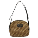 Christian Dior Trotter Canvas Shoulder Bag Brown Auth JB006-13