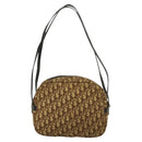 Christian Dior Trotter Canvas Shoulder Bag Brown Auth JB006-2