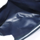 BALLY Quilted Chain Shoulder Bag Leather Black Gold Auth JB009-21