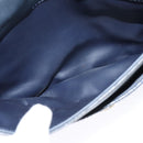 BALLY Quilted Chain Shoulder Bag Leather Black Gold Auth JB009-22