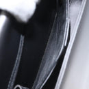 GUCCI Shoulder Bag Leather Gray Gold Auth JB010V-23