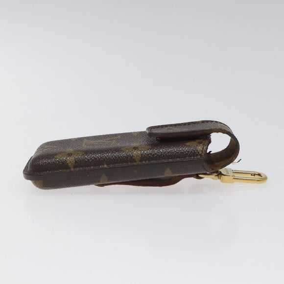 LOUIS VUITTON Monogram Etui Telephonne Japon Cell Phone Case M63050 Auth JB032