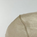 Salvatore Ferragamo Gancini Tragetasche Leder Silber Gold Original JB034-16