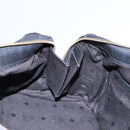 MCM Vicetos Logogram Hand Bag PVC 2way Black Gold Auth JB035-19