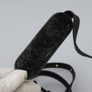 MCM Vicetos Logogram Hand Bag PVC 2way Black Gold Auth JB035-24