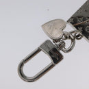 LOUIS VUITTON Monogram LV envelope Key Holder metal Silver M01296 LV Auth JB049-7