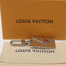 LOUIS VUITTON Monogram LV envelope Key Holder metal Silver M01296 LV Auth JB049-8